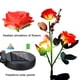 thumbnail image 5 of Fiudx Luces Solares para Jardín, 6 Rosas Artificiales Iluminadas, Flores de Eva Realistas, Energía Solar, Diseño Impermeable, Ideal para Jardín, Patio, Cementerio, Regalo Del Día de La Madre, 82 Cm d, 5 of 7