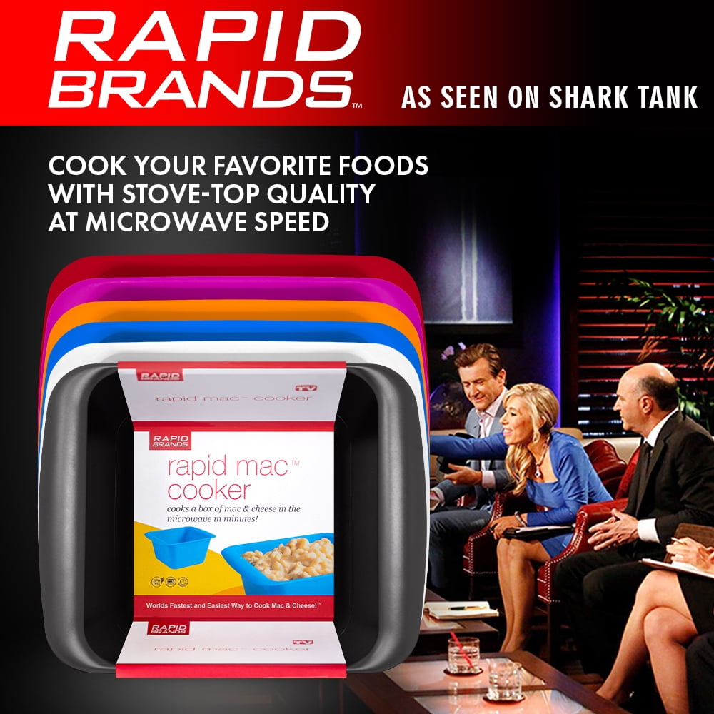 Rapid Mac Cooker | Microwave Macaroni & Cheese in 5 Minutes | Perfect for Dorm, Small Kitchen, or Office | Dishwasher-Safe, Microwaveable, BPA-Free