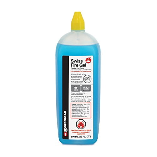 Safe to Use Swiss Fire Gel Refill for Fondue Fuel Burners & Lighting