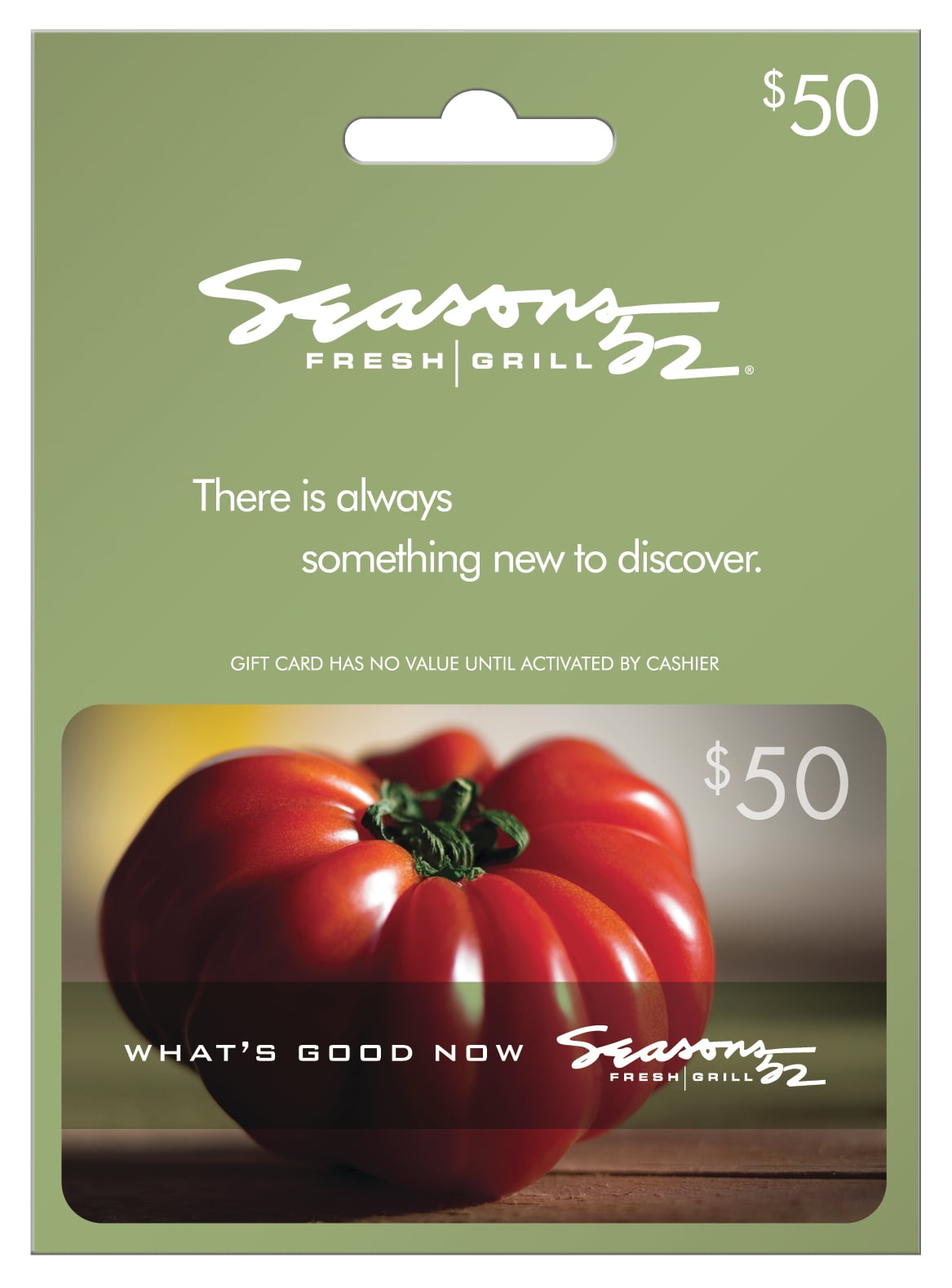 Darden Seasons 52 $50 Gift Card