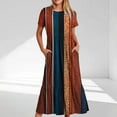 thumbnail image 2 of Nmnitkp Dresses for Women Unique Design Womens Dresses Comfort Fabric Women's Summer Short Sleeve Maxi Dresses Casual 2025 Loose Beach Sundresses Tshirt Dresses with Pockets, 2 of 5