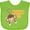 Apple Green, variant on Inktastic Monkey Do with Monkey Boys or Girls Baby Bib