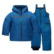 Carters Boys Reflective Taping Snowsuit (Blue 24 Months)