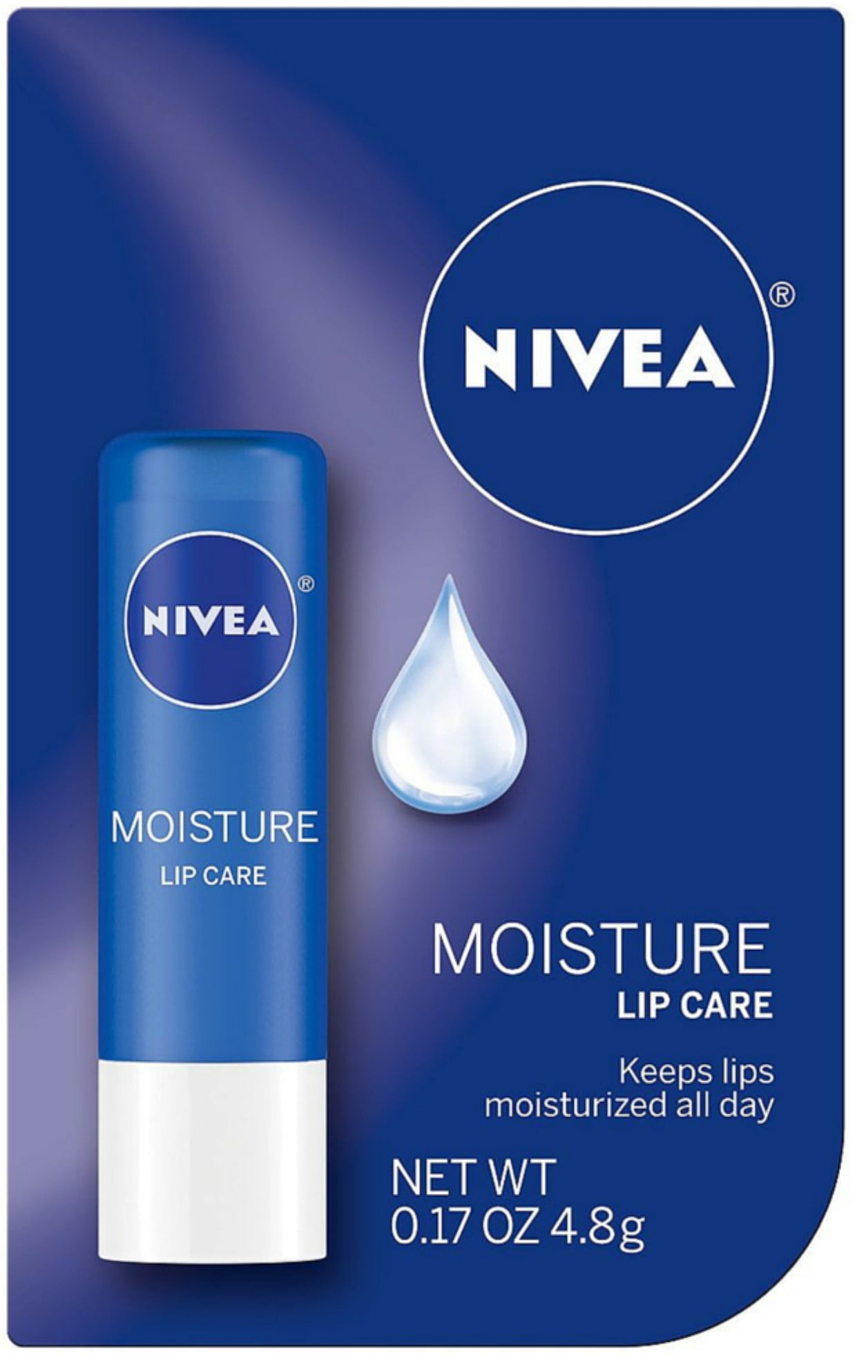 NIVEA A Kiss of Moisture Essential Lip Care 0.17 oz (Pack of 6