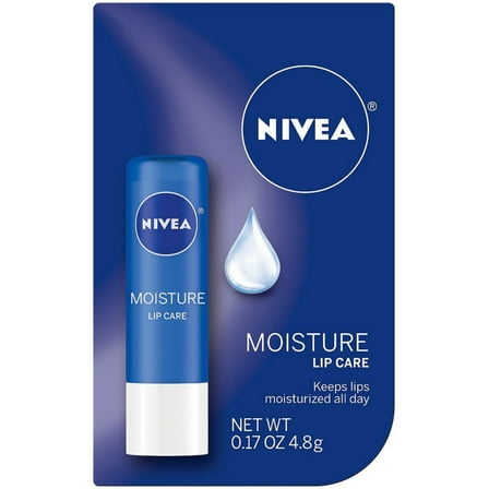 4 Pack - NIVEA A Kiss of Moisture Essential Lip Care 0.17 oz
