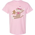 thumbnail image 3 of Inktastic Sock Monkey Gingerbread T-Shirt, 3 of 5
