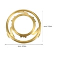 thumbnail image 4 of Mobutofu 1Set Golden Copper Fixing Ring for Light Fixture Holder Easy Installation Homeowners DIY Compatibility, 4 of 5