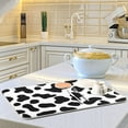 thumbnail image 6 of Cow Spots Black and White Dish Drying Mat 16x18 for Kitchen Counter Rustic Farm House Country Style Dishes Pad Absorbent Fast Dry Dish Draining Mats Large Kitchen Accessories, 6 of 6