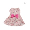thumbnail image 2 of Ropa de mascotas vestidos mascotas ropa de moda faldas de moda transpirable colorido trajes de fiesta suministros de fiesta para primavera verano rosa s Yuarrent PT000681-07, 2 of 7