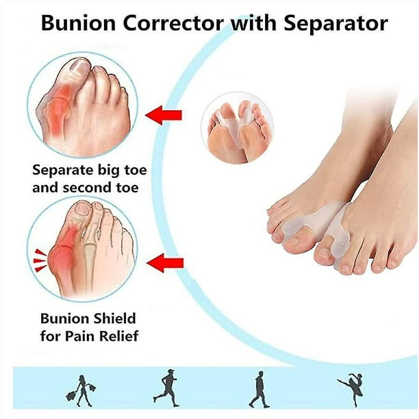 Toe Separator Socks With Bunion Pads Unisex Foot Alignment Socks Yoga  Sports 