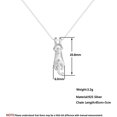 thumbnail image 5 of Htooo Power Collar Collar de Plata de Ley S925 con Gato, Collar con Colgante de Gato de Plata Mate, Collar de clavícula, 5 of 5