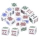 thumbnail image 2 of ColoMX Dicitos de póker portátiles de 16 piezas Dices cuadrados Dice Dice Dice Dice Prop Liar Poker Dice for Banquet Party, 2 of 8