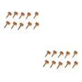 thumbnail image 1 of mmirethe Shoe Repair Replacement Dowels High Heel Tips Taps Pads Enhanced Performance Apricot Thick 9mm 9mm Thick Pin 2Set, 1 of 6