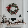 thumbnail image 4 of REK ‌Peony & Pumpkin Wreath Seasonal Floral For Fall Halloween & Home, 4 of 6