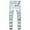 Light blue, variant on HBYJLZYG Men'S Slim Fit Stretch Jeans Ripped Skinny Pants For Men, Mid Waist Distressed Straight Leg Fashion Comfort Flex Waist Pants