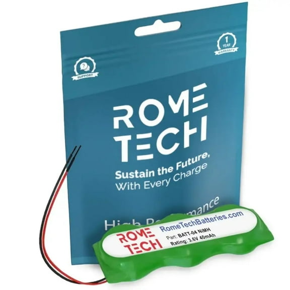 Rechargeable Ni-MH 3.6V CMOS Battery for Varta PLC - 40 mAh Backup CMOS Battery