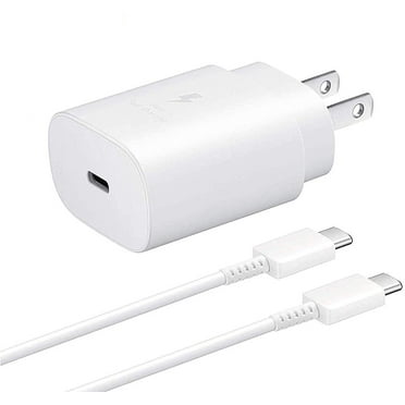 Lenovo Z6 Pro 5G USB-C Super Fast Charging Wall Charger-25W PD Charger Adapter with Type-C Cable - White