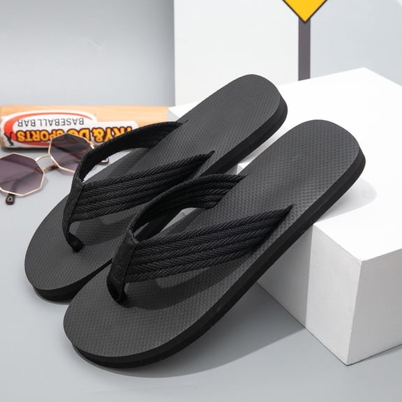 AUDeals Men's Flip Flops, Quick Dry Thong Sandals with Non Slip Comfort for Beach, Pool and Summer Outdoor Wear