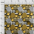 thumbnail image 2 of oneOone Cotton Jersey Yellow Fabric Beach Diy Clothing Quilting Fabric Print Fabric By Yard 58 Inch Wide, 2 of 4