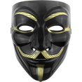 thumbnail image 3 of Hacker Mask V Pour Vendetta Masque Pour Enfants Femmes Hommes Disfraz De Halloween Cosplay (4pices Une Ensemble)-phwj Rojo Verde Cocina, Decoración y Otros, 3 of 5