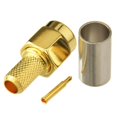 thumbnail image 2 of Saide 10 conectores SMA macho rectos para cable RG58 RG400 RG142 LMR195 (paquete de 10), 2 of 3