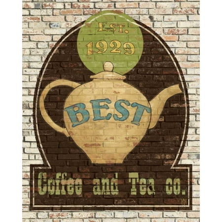 Best Coffee and Tea Stretched Canvas - Avery Tillmon (24 x