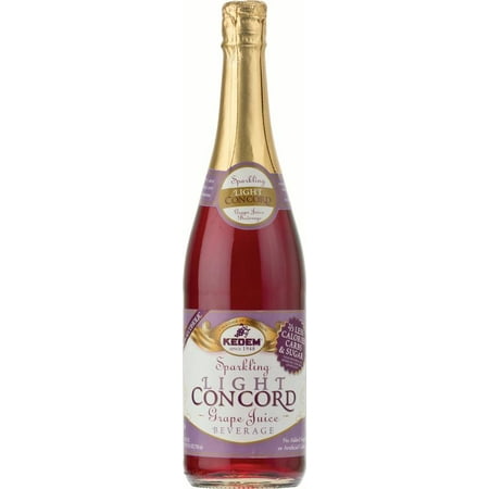 Kedem Light Sparkling Juice, Grape, 25.4 Fl Oz, 1 Count