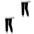 thumbnail image 1 of Minnieouse Mallas de longitud completa para mujer, forro de felpa de algodón grueso cálido para niñas, pantalones deportivos de entrenamiento Type2 NO2, 1 of 6