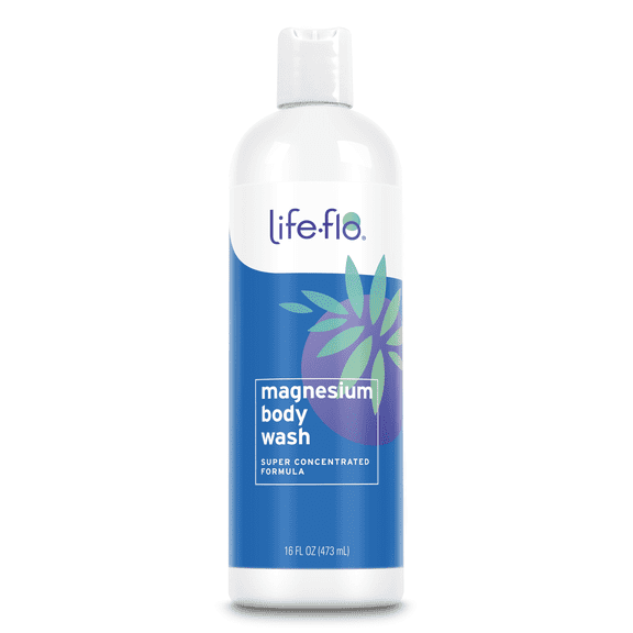Life-flo Magnesium Body Wash with Peppermint and Rosemary Essential Oils | Helps Moisturize & Soften Skin with Magnesium from Zechstein Seabed | 16 oz