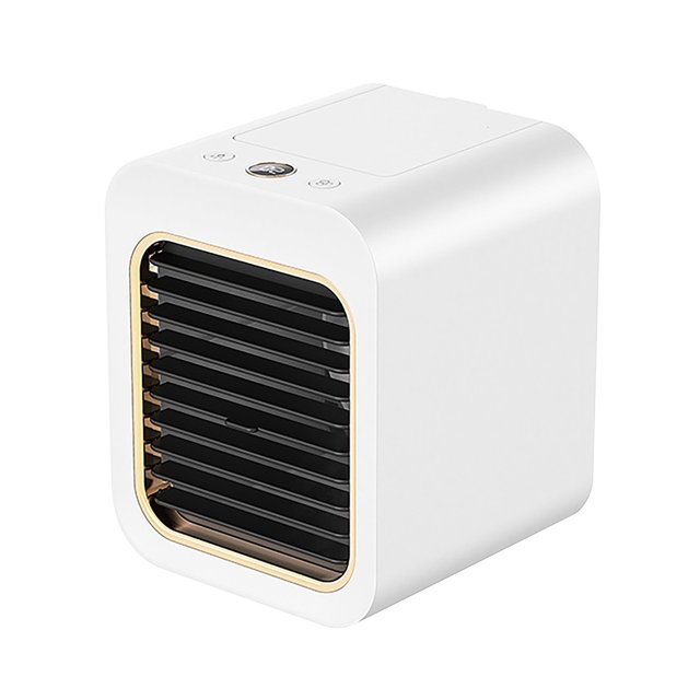 Up to 65% off Mini Air Conditioner Air Cooler USB Portable Desktop Silent Spray Refrigeration