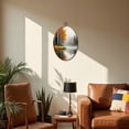 thumbnail image 5 of Canvas Wall Art Birch Trees Abstract Forest Branches Landscape Colorful Nature Modern Oval Framed Canvas Prints Vintage Wall Hanging Decor for Home Office Decorations 8.6"x11.4", 5 of 7