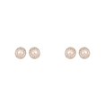 thumbnail image 2 of Jumpingount 1 par de pendientes de cristal de perla para mujer, boda, vacaciones, celebración, fecha, tienda, pendientes brillantes, joyería Oro 2Conjunto, 2 of 6