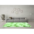 thumbnail image 3 of Ahgly Company Indoor Rectangle Abstract Green Modern Area Rugs, 5' x 7', 3 of 4