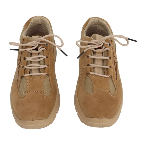 Zapatos de seguridad Nikou para hombre ligeros punta de acero resistentes a impactos caqui talla 43