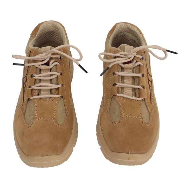 Zapatos de seguridad Nikou para hombre ligeros punta de acero resistentes a impactos caqui talla 43