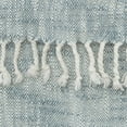 thumbnail image 3 of Rizzy Home  Color Block with Stripes Woven Throw Navy/Natural, 3 of 5