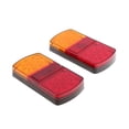 thumbnail image 1 of LOVIVER 2 Pieces 12V 12 Led Car Rear Tail Lights Brake Stop Indicator Trailer Truck, 1 of 8