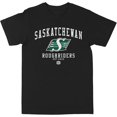 thumbnail image 1 of CFL Saskatchewan Roughriders Arch Text Black Medium T-Shirt, 1 of 4