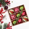 thumbnail image 4 of Guanhe 9Pcs 3.2''Tree Ornament Ball Assorted Pendants, Shatterproof Shine Ball Decoration for Christmas Tree Holiday Party, Gift Boxes Ideal for Xmas, 4 of 8