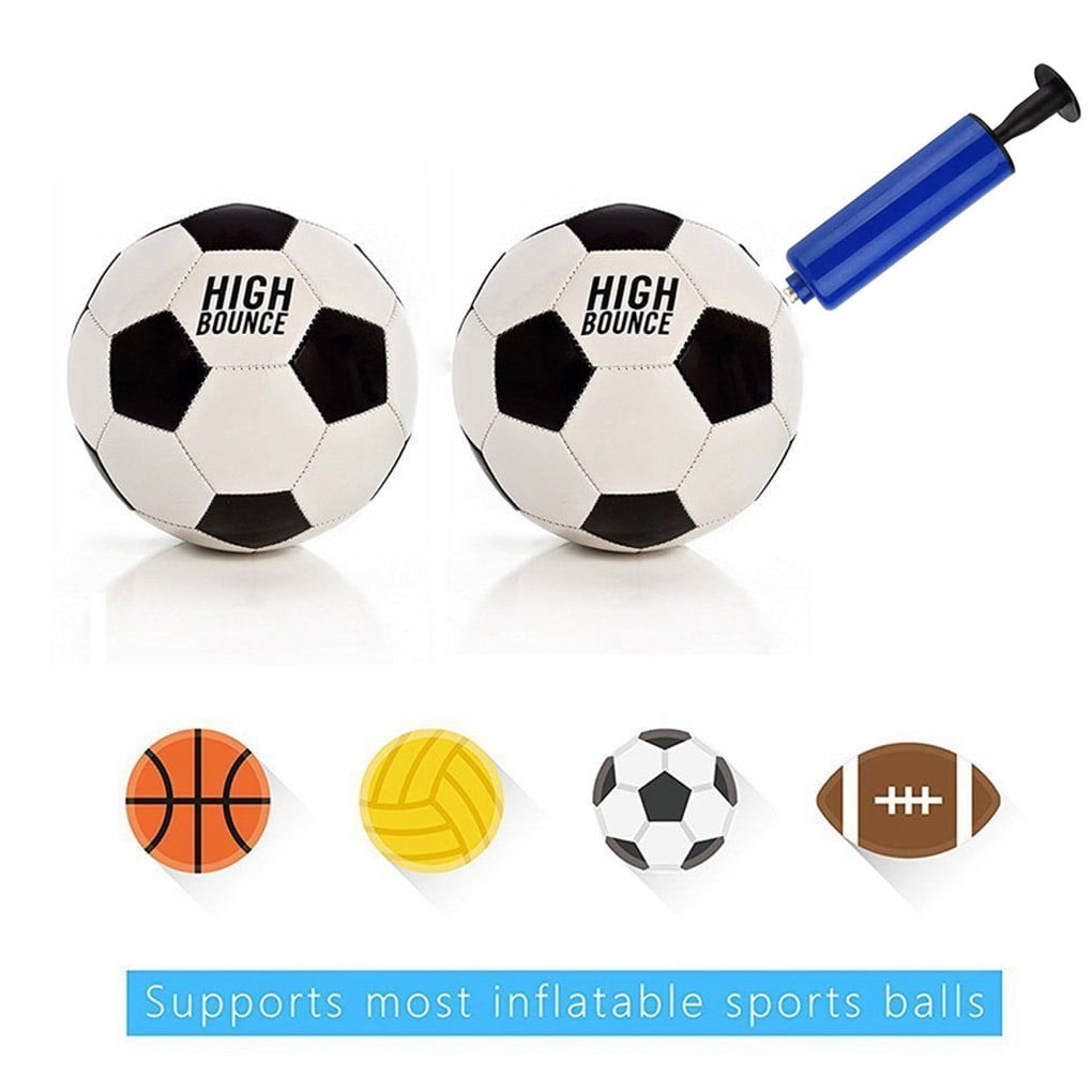 Swim Ring Basketball Balloon Inflatable Toys Ball Pump Air Pump with Inflation Needle Nozzles and Rubber Hose Red Accurate Inflation SZSHIMAO Pro Sports Ball Tool Football