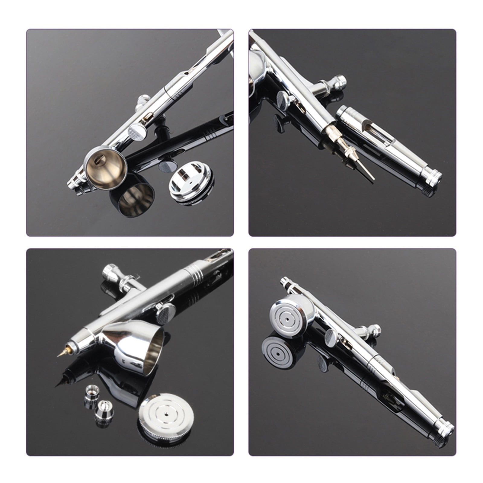 Dual Action Cordless Airbrush Compressor High Pressure Spray For Art Gun Beauty Salon Makeup Nail Tattoos Cake Tools ,Effortless cleaning