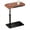 Natural, variant on Overbed Table with Adjustable Height, Folding Laptop Desk for Bed and Sofa, Portable C-Shaped Tray Table with Metal Base for Home Office, Bedroom & Small Spaces
