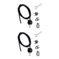 thumbnail image 1 of Eigraketly Steel Wire Rope with Rubber Stopper Duty Heavy Ball for Gym Workout Accs Tipo 1 2piezas, 1 of 6