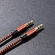 thumbnail image 1 of Línea De Sonido 1m 3.28ft 3.5mm macho a macho Jack Auto Car Audio Cable Enchufe chapado en oro, 1 of 8