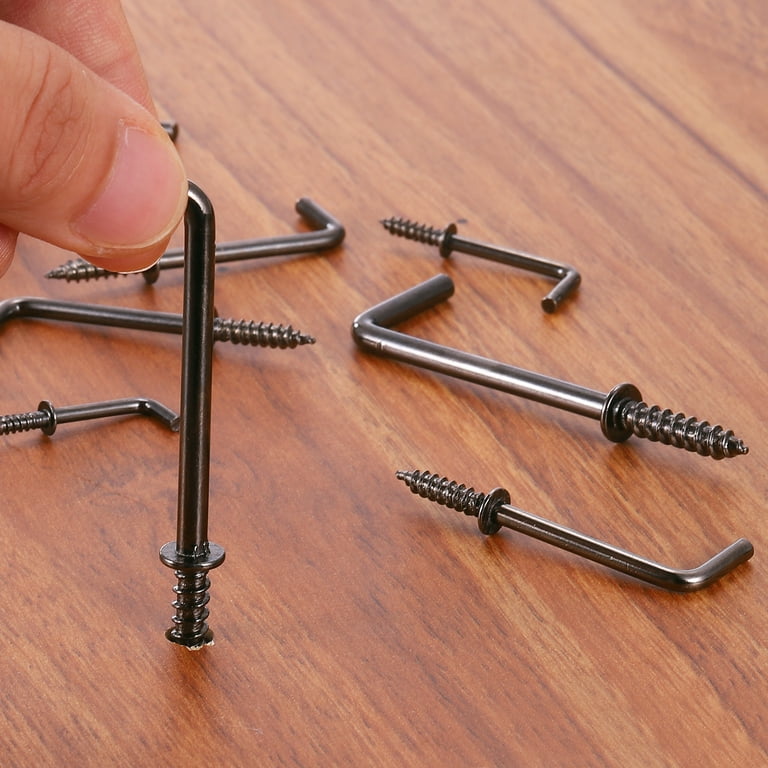 Romeda Screw-in Hooks - Bronze Finish, Pack Of Hooks For Hanging Decor, Keys, Or Tools