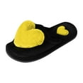 thumbnail image 2 of VerPetridure Valentine's Day Women's Flat Sandals Fuzzy Slippers Love Plush Cozy Furry Slides Soft Warm House Slippers, 2 of 8