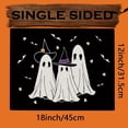 thumbnail image 2 of Halloween Placemats Ghost Pumpkin Bat Set of 4 Table Mats Seasonal Cute Home Party Kitchen Dining Table Decorations, 2 of 5