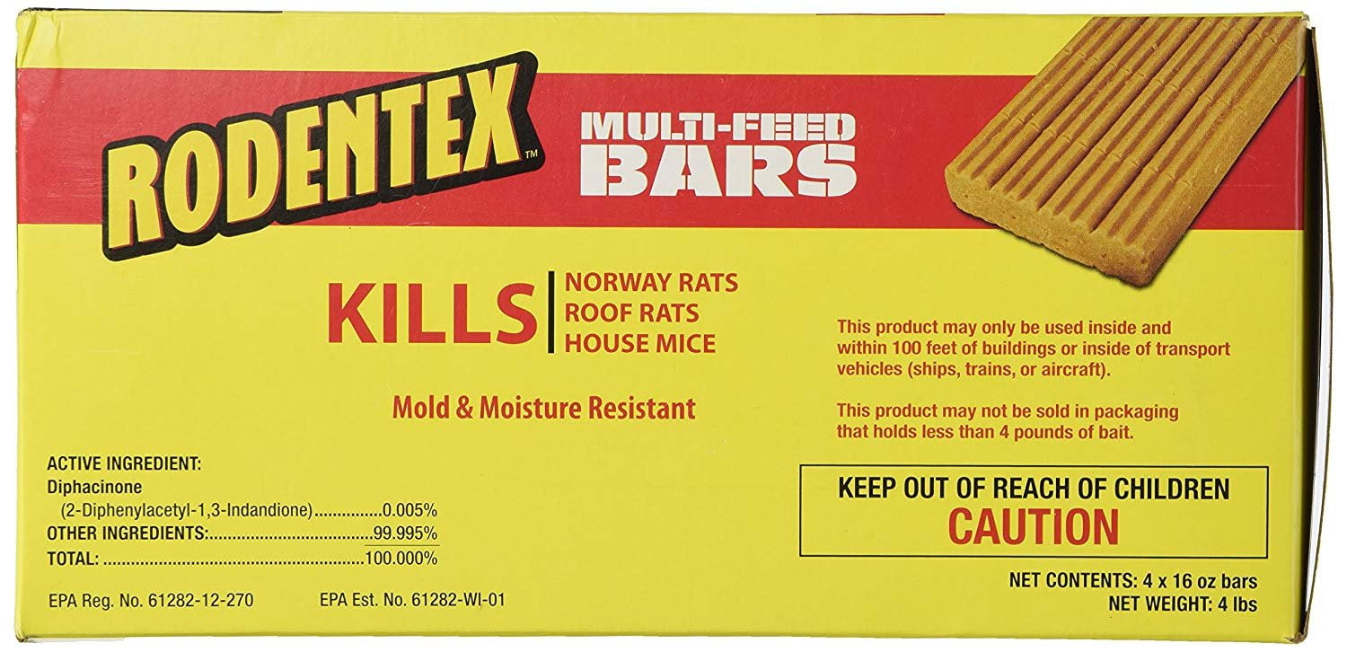 2 Pack Rodentex Baited Mouse Traps 