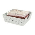 thumbnail image 6 of Simplify Large Woven Storage Shelf Bin Basket in Heather Grey, 6 of 11