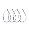 thumbnail image 4 of 10Pcs/Box High Carbon Steel Wacky Rig Hooks Weedless Barbed Fishig Wide Gap Hook Reusable Fishhook Fishing Tackle 1, 4 of 6